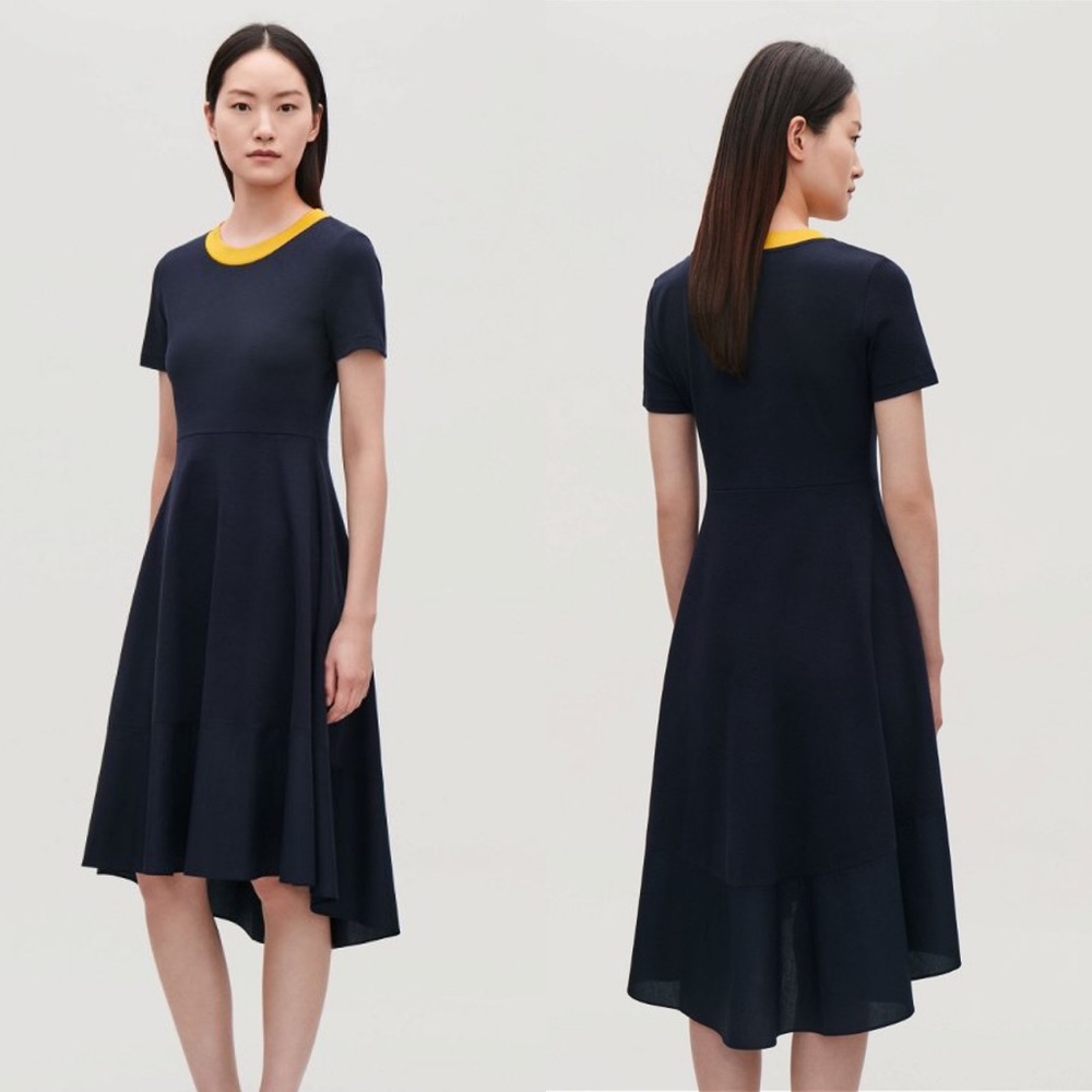 COS Panelled Jersey Dress